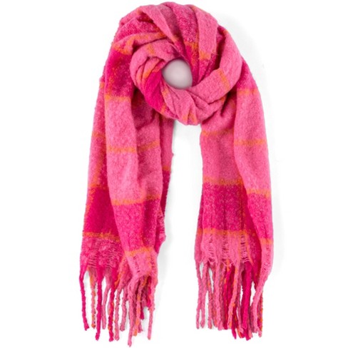 Pink flannel clearance scarf