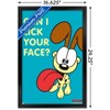 Trends International Garfield - Odie Face Lick Framed Wall Poster Prints - 3 of 4