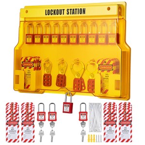 VEVOR 58 PCS Lockout Tagout Kits, Electrical Safety Loto Kit
