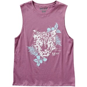 Reef Womens Big Cat Muscle Tank Top - 1 of 3