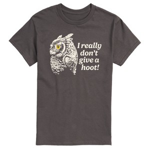 Men's - Instant Message - Dont Give A Hoot Short Sleeve Graphic T-Shirt - 1 of 4
