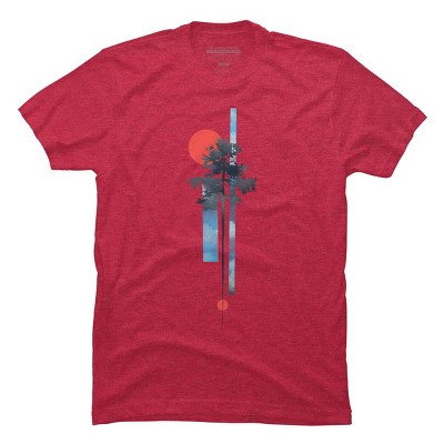 Men's Design By Humans Abstract Nature By airiestudio T-Shirt