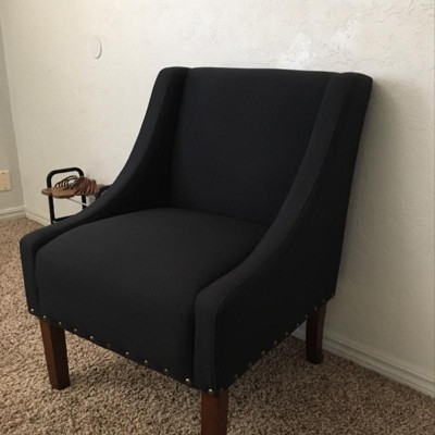 Modern swoop accent discount chair