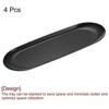 Unique Bargains Stainless Steel Cosmetics Candles Dessert Decorative Trays 4 Pcs - 3 of 4