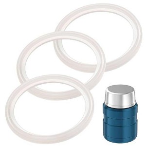 Impresa Gaskets fits Thermos Stainless King Food Jar 16 and 24 Ounce - 3 Pack - No BPA/Phthalate/Latex - 1 of 4