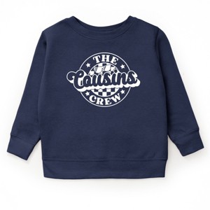The Juniper Shop The Cousins Crew Checkered Youth Sweatshirt - 1 of 4