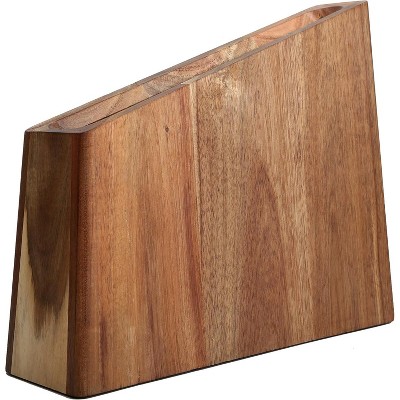 Attop Magnetic Knife Wooden Block Knife Display Holder Rack Magnetic Stands with Strong Enhanced Magnets Knives Strip