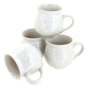 Blue Rose Polish Pottery K090-4 Manufaktura Bubble Mug Set - 1 of 2