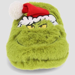 The Grinch Women's Slide Slippers - Green - 1 of 4