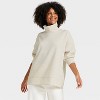 Women's Airy Sleek Funnel Neck Sweatshirt - All In Motion™ - 3 of 4