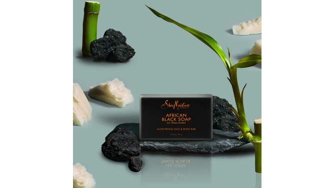 SheaMoisture African Black Soap Original Scent Face and Body Bar Soap - 3.5oz, 2 of 12, play video