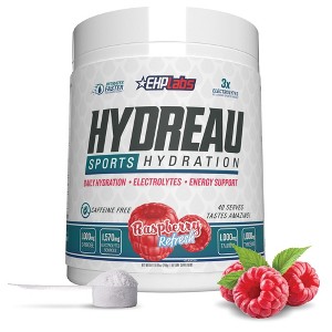EHPlabs Hydreau Electrolytes Powder – Sugar Free Hydration for Energy & Endurance – Electrolyte Powder for Men & Women - Raspberry (40 Serves) - 1 of 4