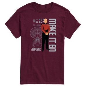 Men's - Star Trek - Picard Make It So Short Sleeve Graphic T-Shirt - 1 of 4