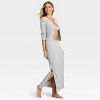 Women's Variegated Ribbed Pajama Cardigan - Auden™ - 3 of 3