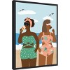Amanti Art Ice Cream on the Beach by Queenbe Monyei Canvas Wall Art Print Framed 18 x 24-in. - 3 of 4
