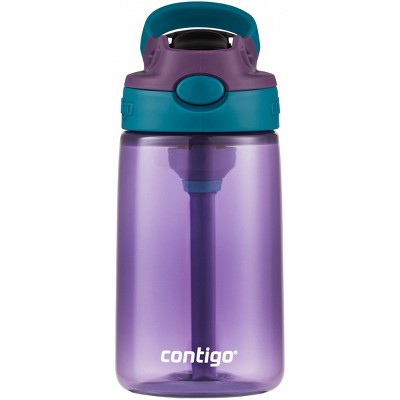 Contigo Kid's 14 Oz Autospout Straw Water Bottle - Blue Raspberry Hedgehog  : Target