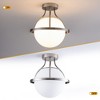 Maxax 11.2" Elegant Globe Flush Mount - 4 of 4