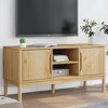 vidaXL TV Stand Entertainment Center Media Unit Furniture Solid Pine Wood - 2 of 4