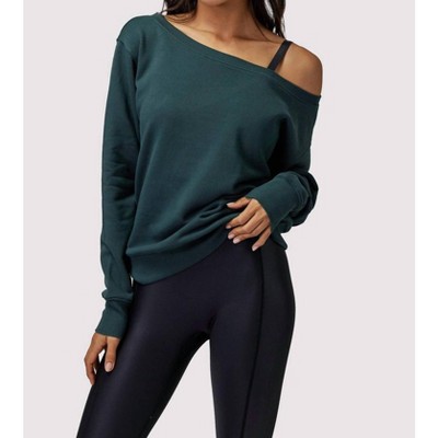 Women's Vida Off Shoulder Sweatshirt - SPIRITUAL GANGSTER