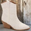Hey Girl by Corkys Rowdy Short Western Boots, White Lace - 2 of 2