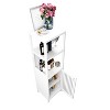 Grungis Bathroom Storage Cabinet with 2 Open Shelves,Freestanding Bamboo Floor Cabinet with Doors,Storage Cabinet for Toiletries - 4 of 4