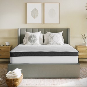 Flash Furniture Capri Comfortable Sleep 12 Inch CertiPUR-US Certified Memory Foam & Pocket Spring Mattress, Mattress in a Box - 1 of 4