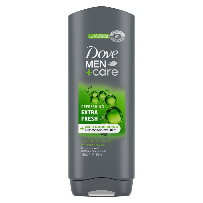 Dove Men+Care Extra Fresh Micro Moisture Cooling Body Wash - 18 fl oz, 3 of 13