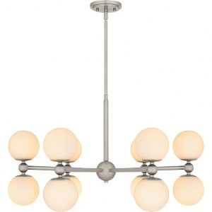 Quoizel Lighting Elser 12 - Light Chandelier in  Brushed Nickel - 1 of 1