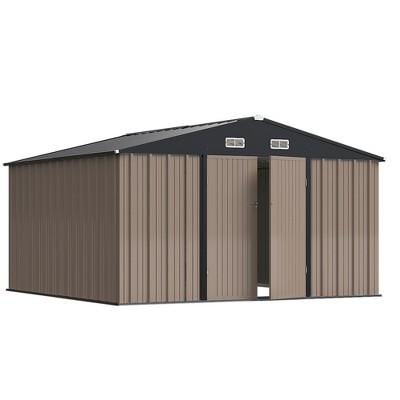 LACOO Barn Style Metal Shed