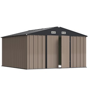 LACOO Barn Style Metal Shed - 1 of 4
