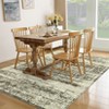 Machine Washable Area Rugs Ultra Thin Traditional Throw Rugs  Non Slip Foldable  Oriental Distressed Floor Cover Stain Resistant Indoor Carpet - 3 of 4