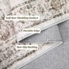 Boho Vintage Living Room Area Rug, Lightweight Non-Shedding Carpet Non Slip Thin Printed Super Soft Floor Carpet Throw Rugs for Bedroom Dining Room - 4 of 4