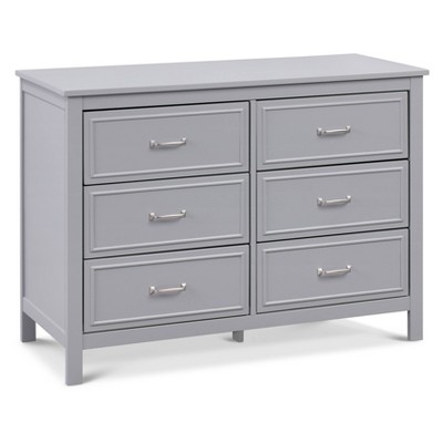 DaVinci Charlie 6-Drawer Double Dresser - Gray