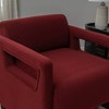 Linon Landon Accent Chair Berry Velvet - 3 of 4
