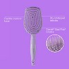 Conair Scalp Care Flexi Head Paddle Detangling Hair Brush - All Hair - Purple - 2 of 4