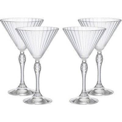 Luigi Bormioli Crescendo 10-ounce Martini Glasses, 4-piece, 10 Oz. : Target