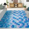 Rainbow Shag RBO100 Flatweave-Power Loomed Skid-Resistant Indoor Rugs - Safavieh - 2 of 4