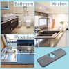 4Pcs Microfiber Faucet Absorbent Pad, Wrap-Around Design Kitchen Sink Water Drying Pad - 4 of 4