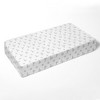 Bacati - Happy Monkeys Purple Muslin 100 percent Cotton Universal Baby US Standard Crib or Toddler Bed Fitted Sheet - 2 of 4
