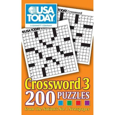 USA Today Crossword 3 - (USA Today Puzzles) by  Usa Today (Paperback)