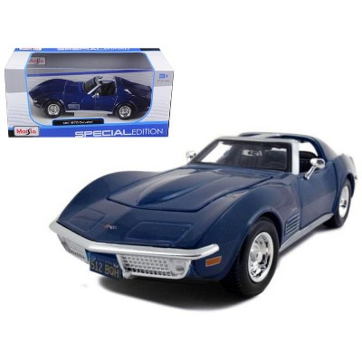 1970 Chevrolet Corvette Blue 1/24 Diecast Model Car by Maisto