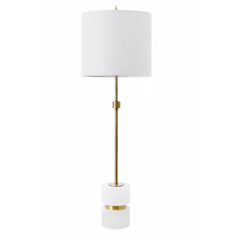 nuLOOM Charlotte 31" Marble Table Lamp Lighting - Bronze 31" H x 10" W x 10" D, 1 of 5