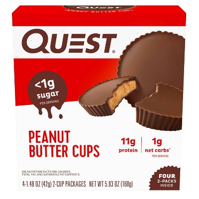 Quest Nutrition Peanut Butter Cups - 4ct