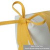 FURNIinspire Outdoor Seat Cushions 2 Pcs Set High Back Patio Chair Cushions, Yellow And White Stripes Seat Cushion, Multicolored, 44"*22"*4" - 4 of 4