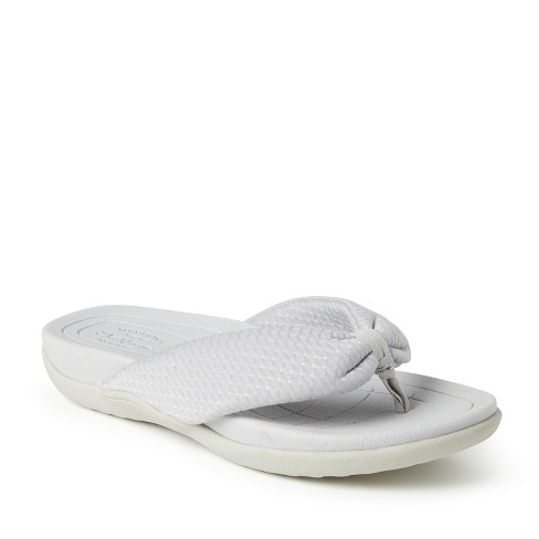 Dearfoams womens hot sale flip flops