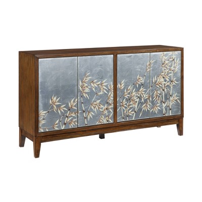 Delphine 4 Door Credenza Brown - Treasure Trove Accents