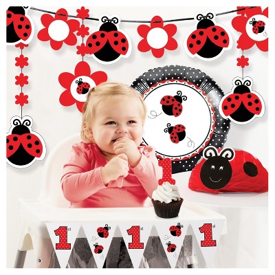 Ladybug Fancy 1st Birthday Party 