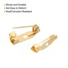 Unique Bargains Metal DIY Blankets Crafts Brooch Making Sewing Safety Pins 100 Pcs - 4 of 4