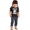 Cute Halloween Let's Go Ghouls Ghost Toddler Baby Girl T Shirt Brisco Brands - 3 of 4