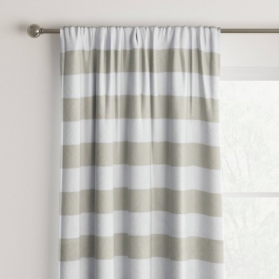 striped curtains